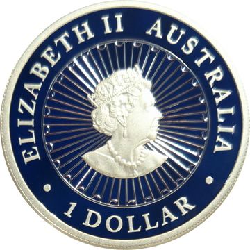 1 Dollar – Elizabeth II (6th Portrait – Great Southern Land – Ocean)