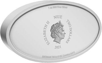 2021 2 Dollars – Elizabeth II (Batman Logo)