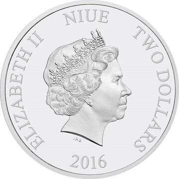 2016 2 Dollars – Elizabeth II (Cyclops)