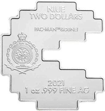 2021 2 Dollars – Elizabeth II (PAC-MAN)