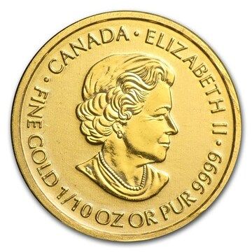 2013-2015 5 Dollars – Elizabeth II (Devil’s Brigade 1/10 oz Gold)