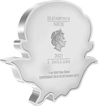 2021 2 Dollars – Elizabeth II (Superman Flying)