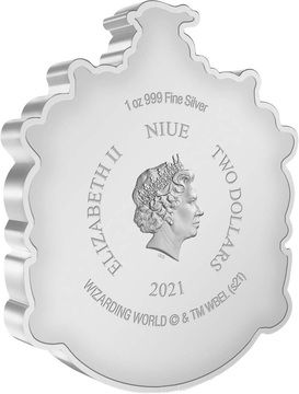 2021 2 Dollars – Elizabeth II (Hufflepuff Crest)