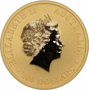 2010 100 Dollars – Elizabeth II (4th Portrait – Kangaroo – Gold Bullion Coin)