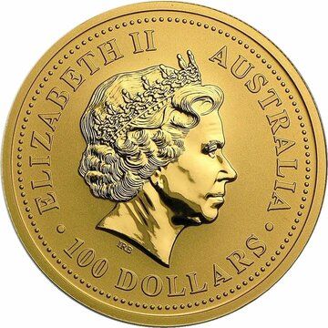 2006 100 Dollars – Elizabeth II (4th Portrait – Kangaroo – Gold Bullion Coin)
