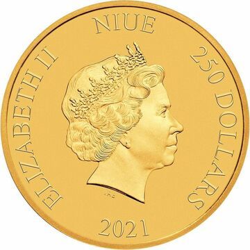 2021 250 Dollars – Elizabeth II (Mickey Mouse Christmas)