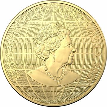 2021 100 Dollars – Elizabeth II (6th Portrait – Beneath the Southern Skies – Gold Bullion Coin)
