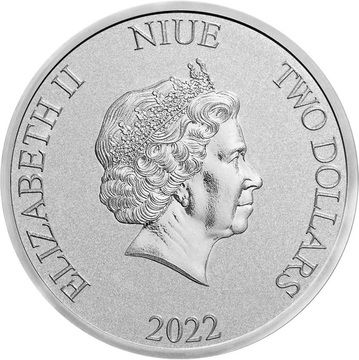 2022 2 Dollars – Elizabeth II (Lady and the Tramp)
