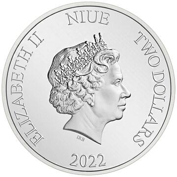 2022 2 Dollars – Elizabeth II (Aquaman)