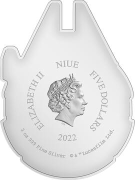 2022 5 Dollars – Elizabeth II (Millennium Falcon)