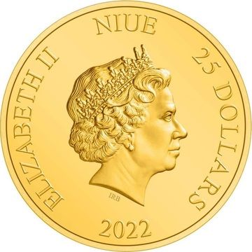2022 25 Dollars – Elizabeth II (Gollum)