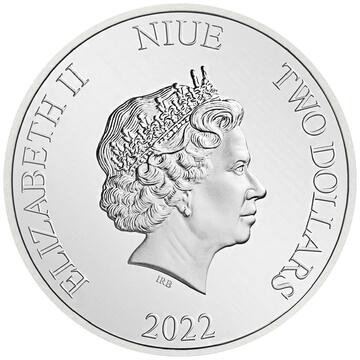 2022 2 Dollars – Elizabeth II (Queen Anne’s Revenge)