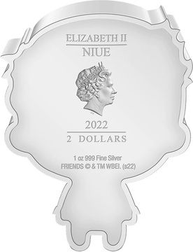 2022 2 Dollars – Elizabeth II (Ross Geller)