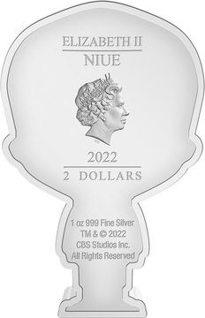 2022 2 Dollars – Elizabeth II (Jean-Luc Picard)