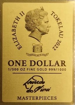 2022 1 Dollar – Elizabeth II (The Last Supper)