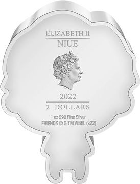 2022 2 Dollars – Elizabeth II (Chandler Bing)