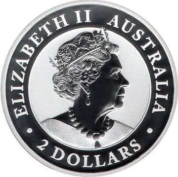 2 Dollars – Elizabeth II (6th Portrait – Golden Eagle Nugget – High Relief)