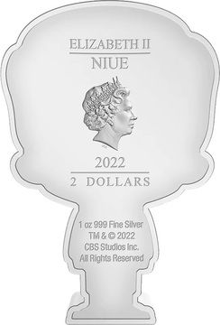 2022 2 Dollars – Elizabeth II (William T. Riker)