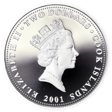 2001 2 Dollars – Elizabeth II (Pheasant-tailed jacana)