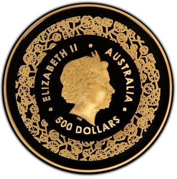 2015 500 Dollars – Elizabeth II (4th Portrait – Australian Fabulous Four – Gold Bullion Coin)