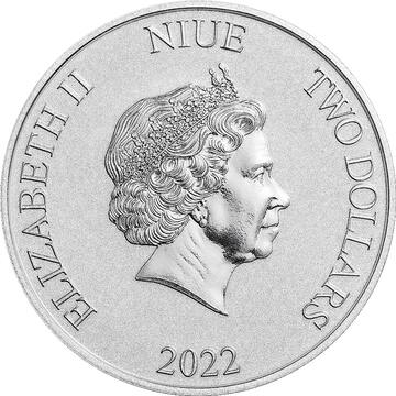 2022 2 Dollars – Elizabeth II (Aladdin)