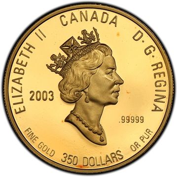 2003 350 Dollars – Elizabeth II (White Trillium)
