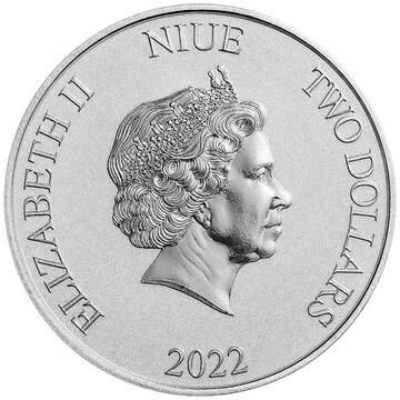 2022 2 Dollars – Elizabeth II (Donald Duck)