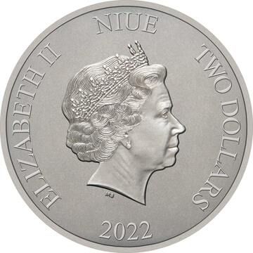 2022 2 Dollars – Elizabeth II (Mount Doom)