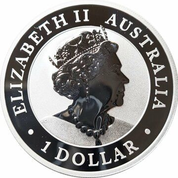 1 Dollar – Elizabeth II (6th Portrait; Posthumous – Australian Kookaburra)