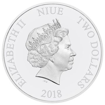 2018 2 Dollars – Elizabeth II (Emperor Palpatine)