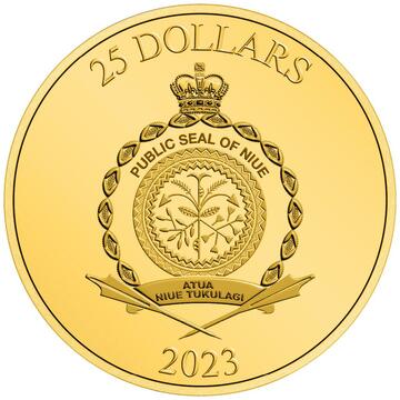 2023 25 Dollars – Charles III (Captain America)