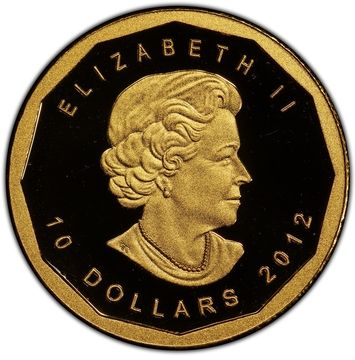 2012 10 Dollars – Elizabeth II (Fractional)