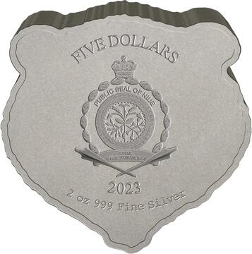 2023 5 Dollars – Charles III (Grizzly Bear)