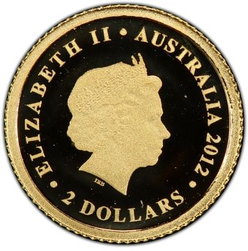 2012 2 Dollars – Elizabeth II (4th Portrait – 2014 FIFA World Cup)