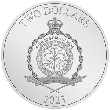 2023 2 Dollars – Charles III (Minnie Mouse)