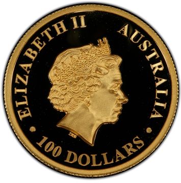 2016-2017 100 Dollars – Elizabeth II (4th Portrait – Wedge-tailed Eagle – Gold Proof)