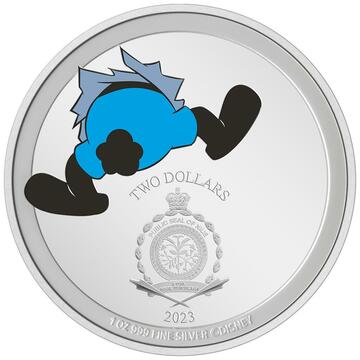 2023 2 Dollars – Charles III (Oswald the Lucky Rabbit)