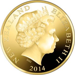 2014 10 Dollars – Elizabeth II (4th Portrait – WWI; Gold Proof)