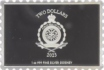 2023 2 Dollars – Charles III (Steamboat Willie)