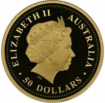 2007 50 Dollars – Elizabeth II (4th Portrait – Platypus; Gold Bullion Proof)