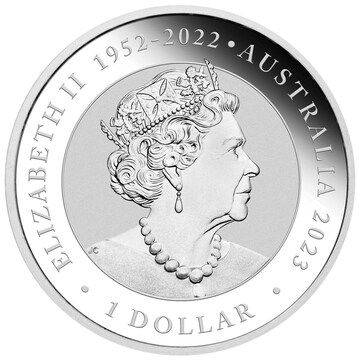 1 Dollar – Elizabeth II (6th Portrait; In the name of – Australian Silver Swan)