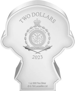 2023 2 Dollars – Charles III (Mace Windu)