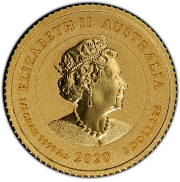 2020 2 Dollars – Elizabeth II (6th Portrait – 75 Years since end of WWII)