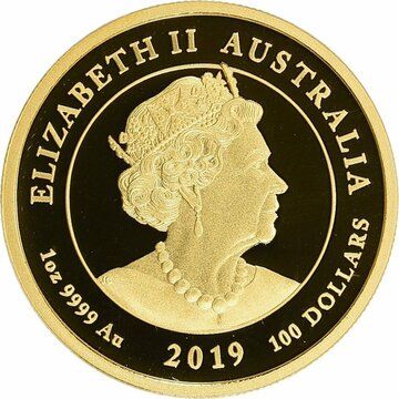 2019 100 Dollars – Elizabeth II (6th Portrait – Treaty of Versailles Centenary)