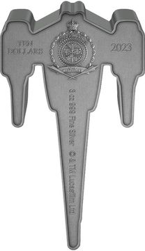 2023 10 Dollars – Charles III (Mandalorian N-1 Starfighter)