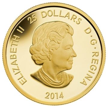 2014 25 Dollars – Elizabeth II (Pope John Paul II)