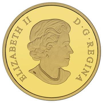 2015 200 Dollars – Elizabeth II (Masque de lune Chantante)