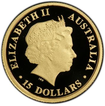2015 15 Dollars – Elizabeth II (4th Portrait – Koala – Gold Bullion Coin)