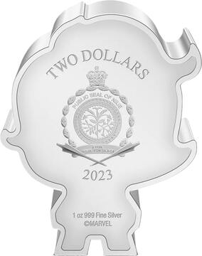 2023 2 Dollars – Charles III (Captain Marvel)