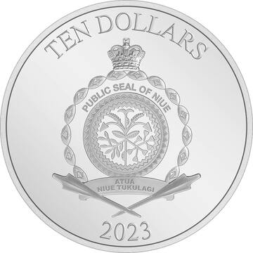 2023 10 Dollars – Charles III (Mickey and Donald)